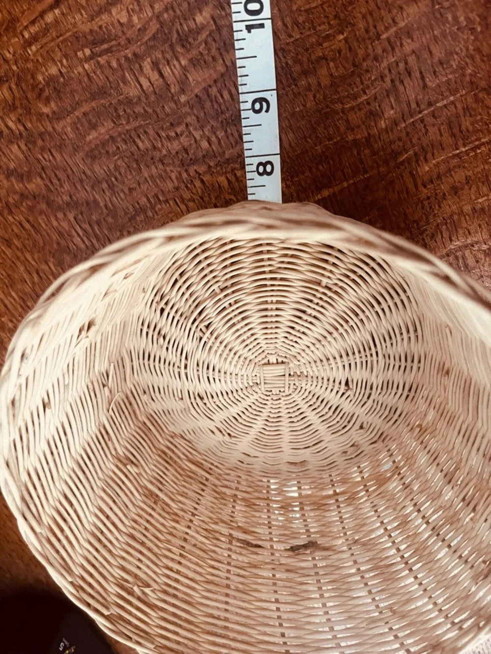 Vintage Chicken Hand Woven Basket